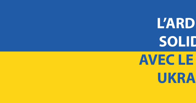 L’Ardèche solidaire avec le peuple ukrainien