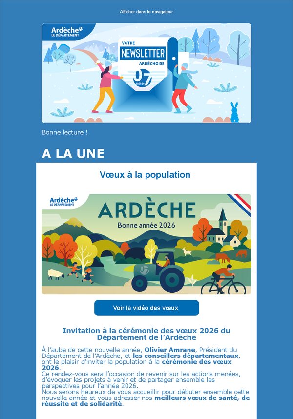 Newsletter #07 - janvier 2026