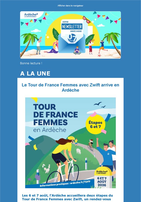 Newsletter #07 - juillet 2026
