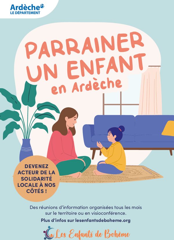 Flyer parrainage aide sociale à l'enfance