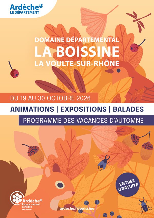 Boissine - flyer vacances automne 2026
